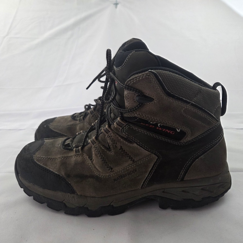 Red Wing 6670 TruHiker Boots Mens 10.5 Steel Toe Waterproof EH Work NO INSOLES - Picture 2 of 11